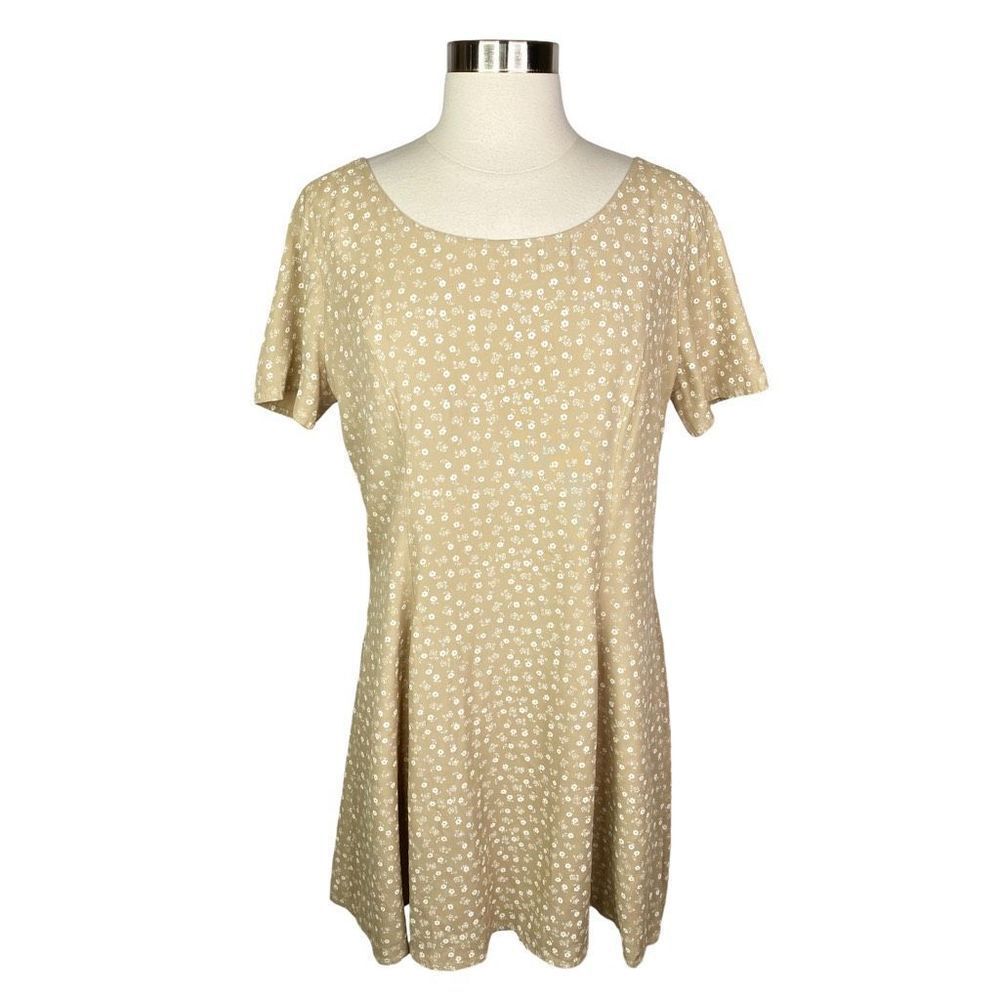 Vintage 70’s Young Edwardian Floral Cottagecore Dress - Size Large